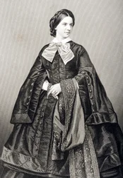 Mademoiselle Victoire Balfe (1837-71) gravée par D.J. Pound d